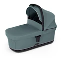 Mestský kočík Thule Urban Glide 4-wheel Black + Korbička Bassinet Mid blue SET 4v1