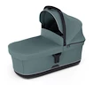 Mestský kočík Thule Urban Glide 4-wheel Black + Korbička Bassinet Mid blue SET 5v1