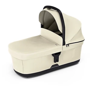 Mestský kočík Thule Urban Glide 4-wheel Black + Korbička Bassinet Soft beige SET 4v1