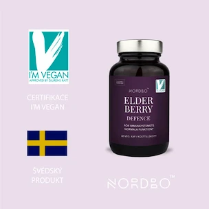 Nordbo  Elderberry Defence 60 kapslí