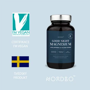 Nordbo  Magnesium Good Night 90 kapslí