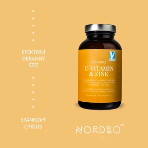 Nordbo  Vitamin C & Zinek 100 kapslí