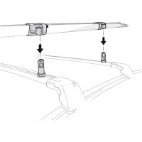 Nosič lyží Thule  SkiClick