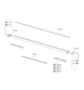 Nosné tyče Thule WingBar 962