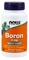 NOW  Boron (bor) 3 mg 100 kapslí