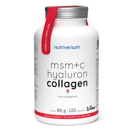 Nutriversum MSM+C Hyaluron Collagen 120 kapsúl