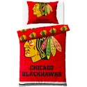 Obliečky Official Merchandise  NHL Chicago Blackhawks 140x200/70x90 cm