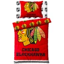 Obliečky Official Merchandise  NHL Chicago Blackhawks 140x200/70x90 cm