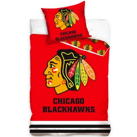 Obliečky Official Merchandise NHL Chicago Blackhawks 140x200/70x90 cm