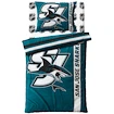 Obliečky Official Merchandise  NHL San Jose Sharks Belt 140x200/70x90 cm