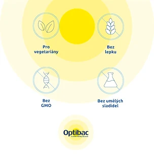 Optibac  Babies & Children (Probiotika pro miminka a děti) 10 × 1,5 g