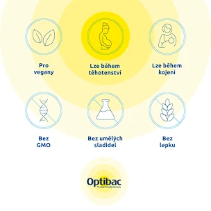 Optibac  On Antibiotics (Probiotika při antibiotikách) 10 kapslí