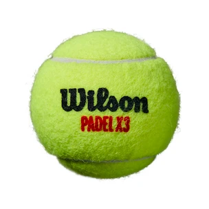 Padelové loptičky Wilson  Padel X3 Ball Yellow