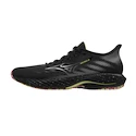 Pánska bežecká obuv Mizuno  Wave Rider 28 Black / Silver / Sunny Lime