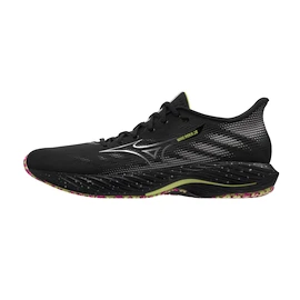 Pánska bežecká obuv Mizuno Wave Rider 28 Black / Silver / Sunny Lime