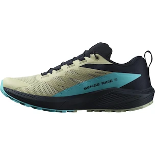 Pánska bežecká obuv Salomon Sense Ride 5 Alfalfa / Carbon / Peacock Blue