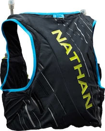 Pánska bežecká vesta Nathan Pinnacle Series Vapor 4 l M Black/Finish Lime