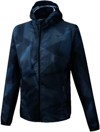 Pánska bunda Mizuno  Printed Hoodie Jacket black