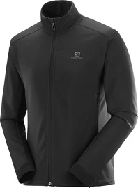 Pánska bunda Salomon Agile Softshell Jacket Black