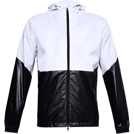 Pánska bunda Under Armour Recover Legacy Windbreakr white