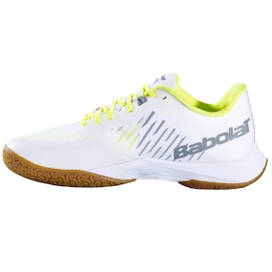 Pánska halová obuv Babolat  Shadow Tour 5 Men White/Lime