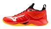 Pánska halová obuv Mizuno  WAVE DIMENSION Radiant Red/White/Carrot Curl  EUR 39