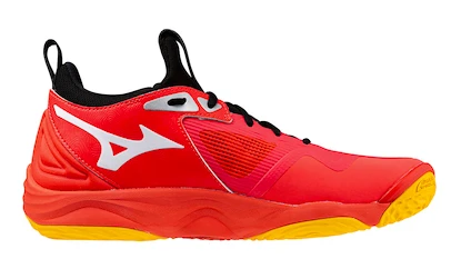 Pánska halová obuv Mizuno  WAVE MOMENTUM 3 Radiant Red/White/Carrot Curl   EUR 51