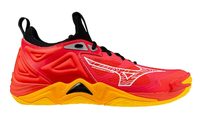 Pánska halová obuv Mizuno  WAVE MOMENTUM 3 Radiant Red/White/Carrot Curl   EUR 51