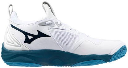 Pánska halová obuv Mizuno  WAVE MOMENTUM 3 White/Sailor Blue/Silver  EUR 51