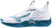 Pánska halová obuv Mizuno  WAVE MOMENTUM 3 White/Sailor Blue/Silver  EUR 46