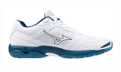 Pánska halová obuv Mizuno  WAVE PHANTOM 3 White/Sailor Blue/Silver