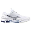 Pánska halová obuv Mizuno  Wave STEALTH 6 White/Bellwether Blue