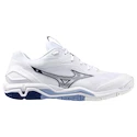 Pánska halová obuv Mizuno  Wave STEALTH 6 White/Bellwether Blue