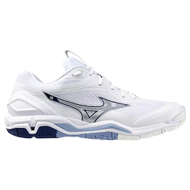 Pánska halová obuv Mizuno Wave STEALTH 6 White/Bellwether Blue