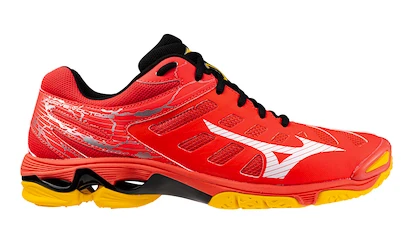 Pánska halová obuv Mizuno  WAVE VOLTAGE Radiant Red/White/Carrot Curl  EUR 51