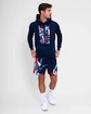 Pánska mikina BIDI BADU  New York 2024 Logo Chill Hoody Dark Blue/Red