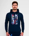 Pánska mikina BIDI BADU  New York 2024 Logo Chill Hoody Dark Blue/Red