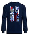 Pánska mikina BIDI BADU  New York 2024 Logo Chill Hoody Dark Blue/Red