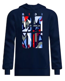 Pánska mikina BIDI BADU New York 2024 Logo Chill Hoody Dark Blue/Red