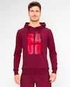 Pánska mikina BIDI BADU  Protected Leafs Chill Hoody Bordeaux L