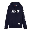 Pánska mikina CCM 125 Anniversary Hoodie Navy