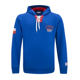 Pánska mikina CCM FLAG HOODIE TEAM CZECH Collegiate Royal