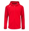 Pánska mikina CCM  LOCKER ROOM FLEECE FULL ZIP HOODIE Red