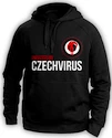 Pánska mikina Czech Virus  Mikina Unisex černá