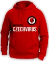 Pánska mikina Czech Virus  Mikina Unisex červená S