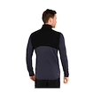 Pánska mikina Icebreaker Merino 400 RealFleece Descender LS Z Black/Graphite/Cb