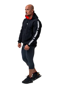 Pánska mikina Nebbia  Unlock the Champion hoodie 194 black