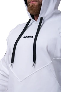 Pánska mikina Nebbia  Unlock the Champion hoodie 194 white