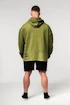 Pánska mikina Nebbia  Washed-off Oversized Pullover Hoodie NO BS Green