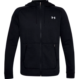 Pánska mikina Under Armour Charged Cotton Fleece FZ Hoodie black